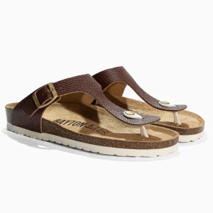 Sandales Mercure Marron en Cuir