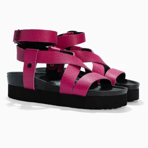 Sandales Mykonos Rose en Cuir