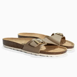 Sandales Zephyr Beige en Cuir