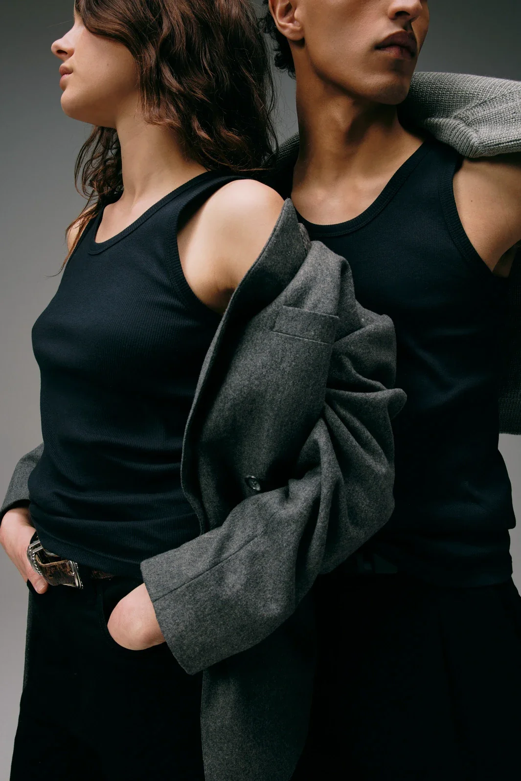 Débardeur Marcel Signature - Noir Charbon – Image 9