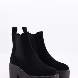 dolly - chelsea boots daim noir