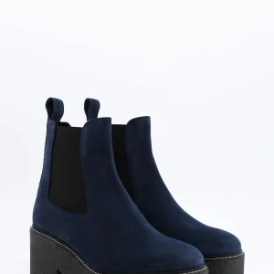 dolly - chelsea boots daim navy