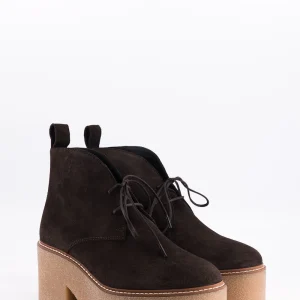 dusty - chukka boots daim chocolat