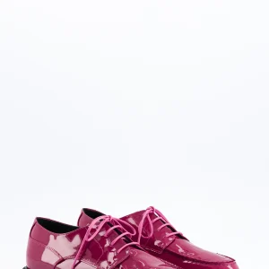 idaho - derbies cuir vernis pivoine - pointure 37 - modèle unique