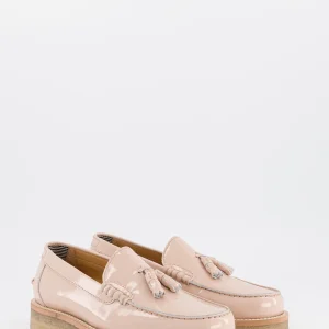 lily - mocassin vernis nude - pointure 38 - modèle unique