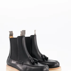 lison - chelsea boots cuir glacé noir