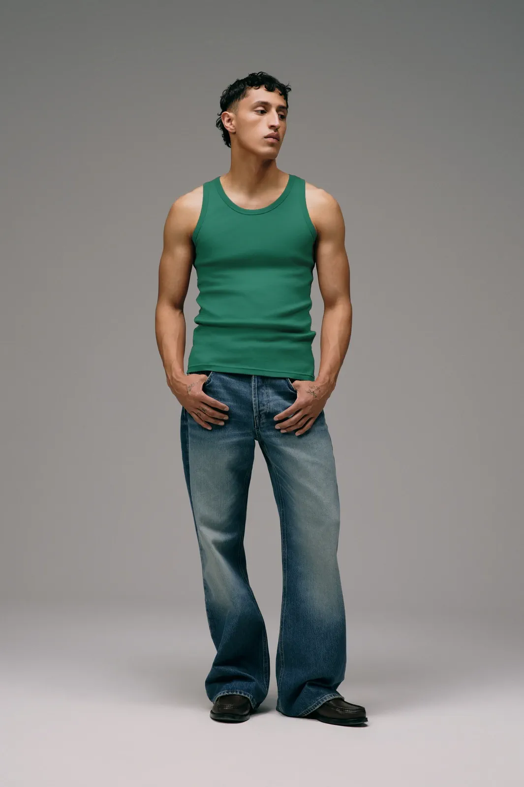 Débardeur Homme Marcel Signature - Vert Emeraude – Image 4