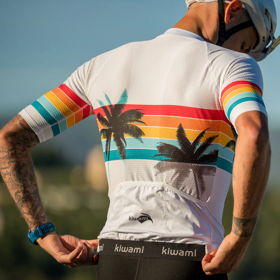 Maillot vélo Spandelles Malibu White – Image 3