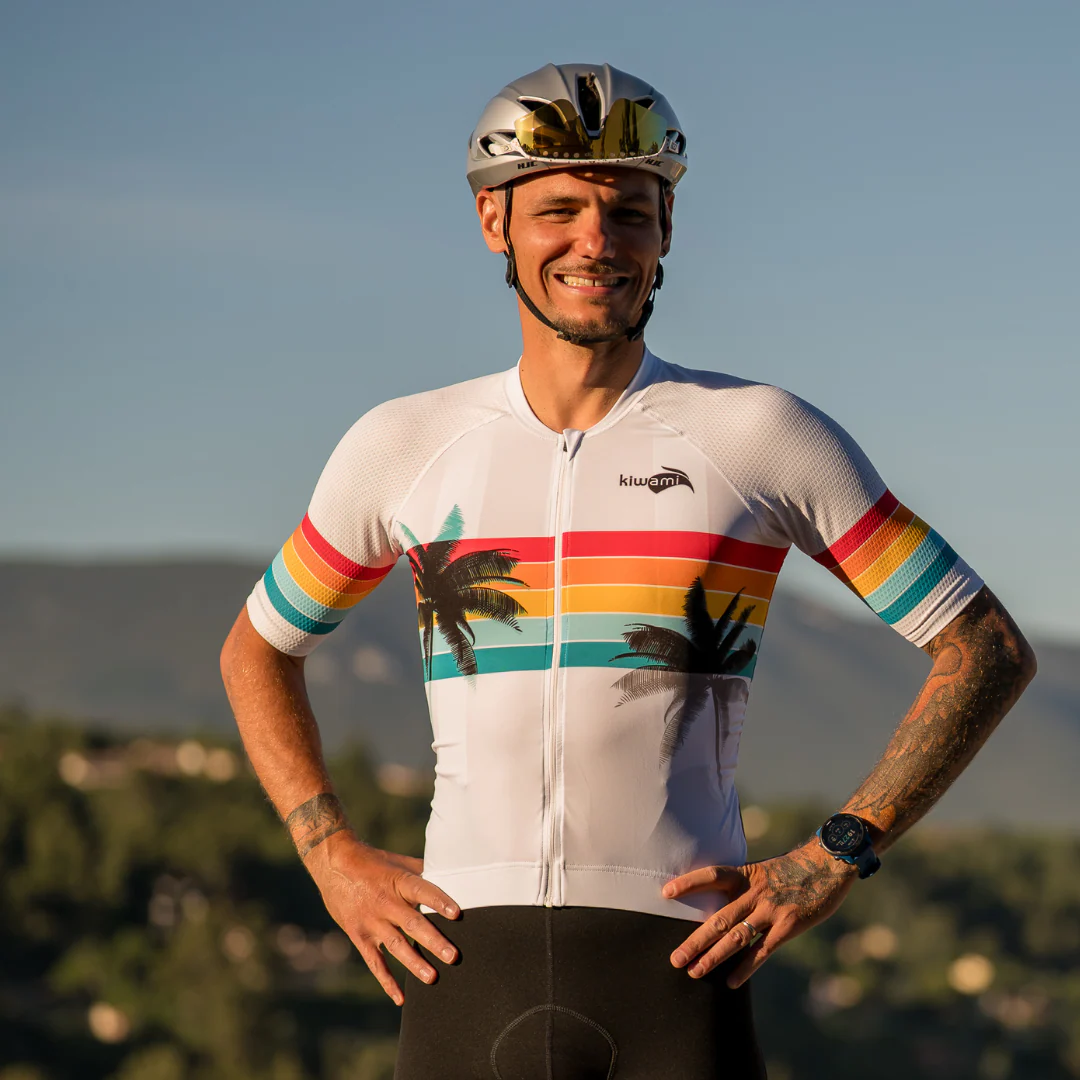 Maillot vélo Spandelles Malibu White – Image 4