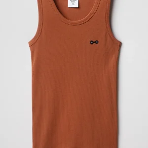 Véritable Débardeur Homme Marcel - Marron Cognac