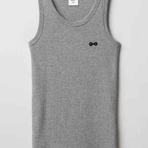 Véritable Débardeur Homme Marcel - Gris Chiné