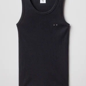 Véritable Débardeur Homme Marcel - Noir  Charbon