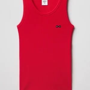 Véritable Débardeur Homme Marcel - Rouge