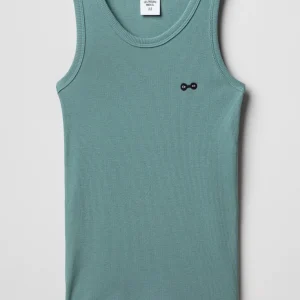 Véritable Débardeur Femme Marcel - Vert Lagon