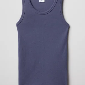 Débardeur Femme Marcel Signature - Violet Denim