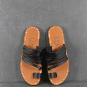 Mules en cuir noires - Layla