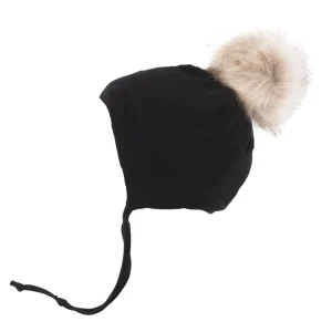 Tuque doublé en micropolaire NOIR