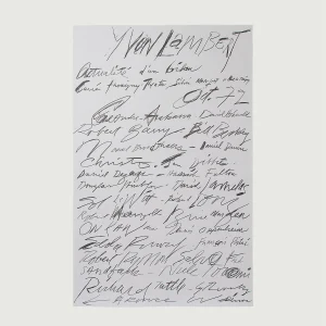 AFFICHE 'ACTUALITÉ D'UN BILAN' (1972) JAUNE