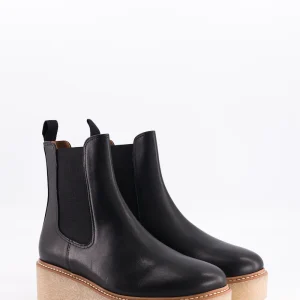 pooky - chelsea boots cuir noir