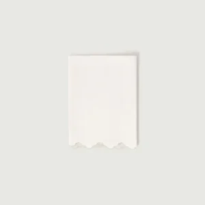 SERVIETTES DE TABLE THE BEA X2 BLANCHES