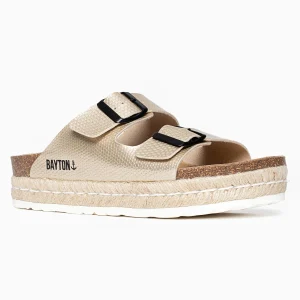 Sandales Alcee Platinium à Plateforme