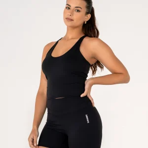 Débardeur à brassière intégrée AMY Noir