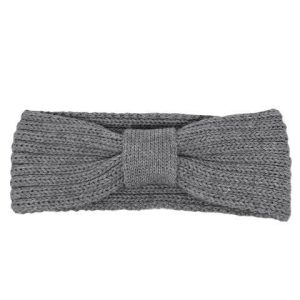 Bandeau en tricot GRIS