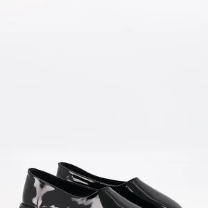 bessie - ballerine cuir vernis noir