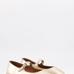 buzzy - babies cuir métal or