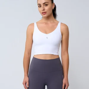 Débardeur à brassière intégrée PURE Blanc