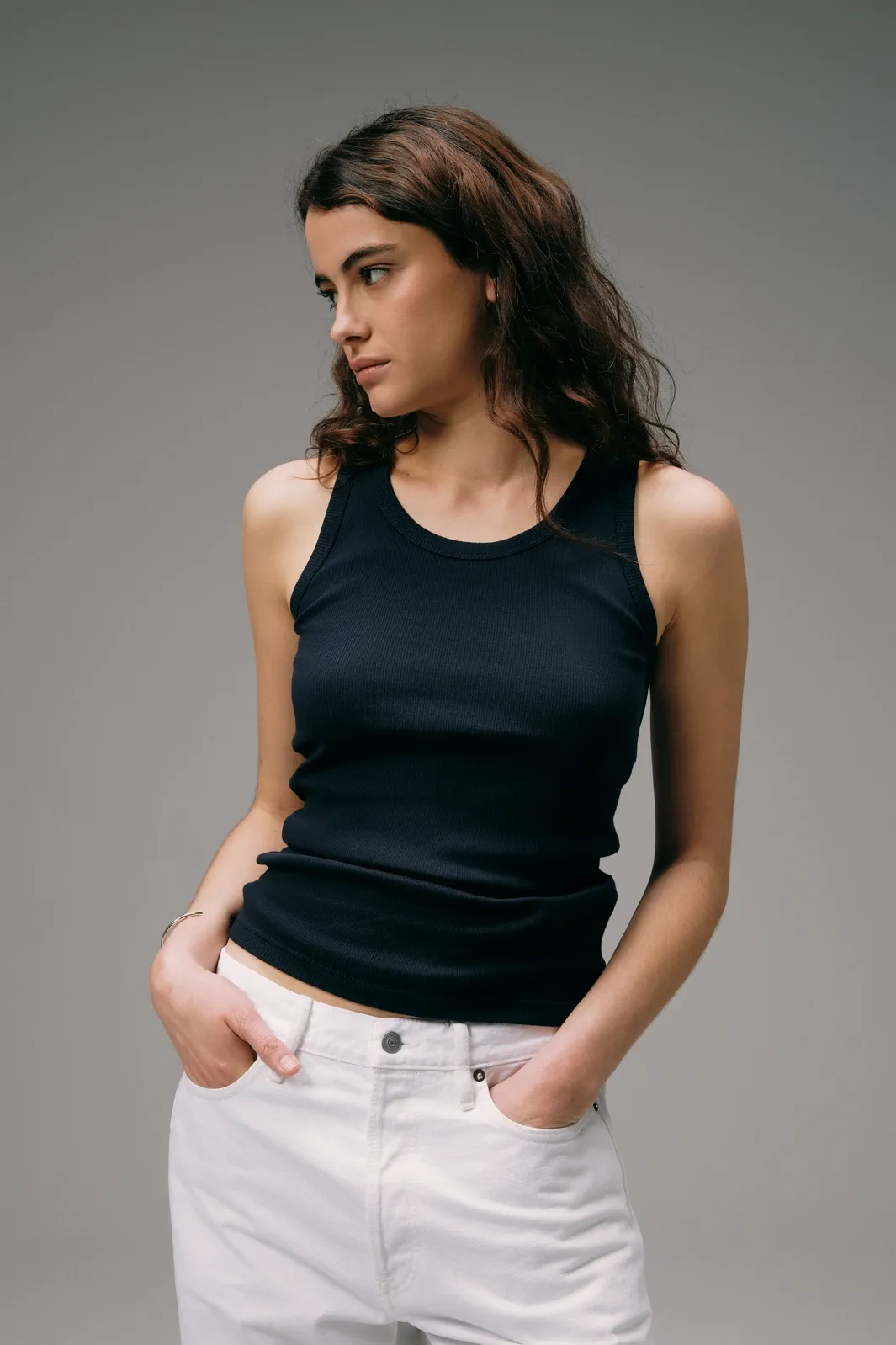 Débardeur Marcel Signature - Bleu Marine – Image 6