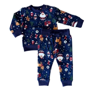 Ensemble 2 pièces Noël bleu