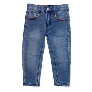 Jeans bleu extensible