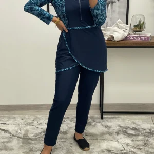 BURKINI NAELLE BLEU GRANDE TAILLE