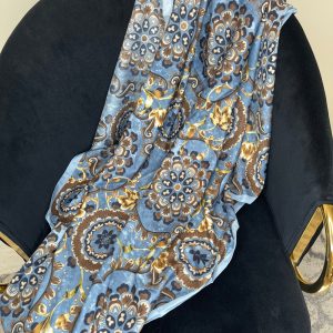 CARRÉ DE SOIE  BLEU