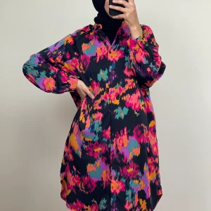 TUNIQUE CHEMISE SELENE NOIR