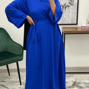 ABAYA SAMA BLEU