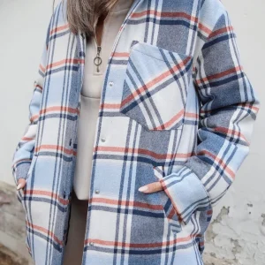 VESTE CHEMISE À CARREAUX