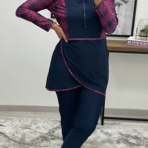 BURKINI NAELLE BLEU GRANDE TAILLE