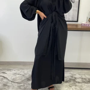 ROBE ABAYA JAWHARA NOIR