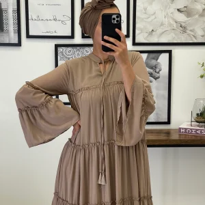 ROBE SAFYIA BEIGE