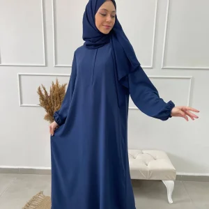 ABAYA SARAH BLEU
