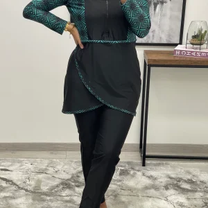 BURKINI NAELLE NOIR GRANDE TAILLE