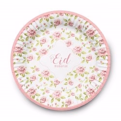 Assiettes Vintage Eid Mubarak
