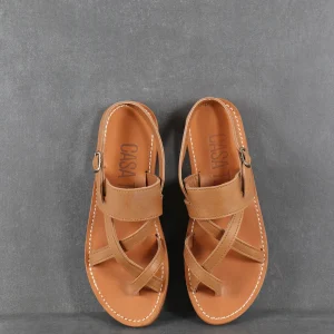 Sandales en cuir - Camel - Rimala