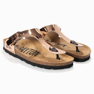 Sandales Mercure Rose Gold à Entre-Doigts