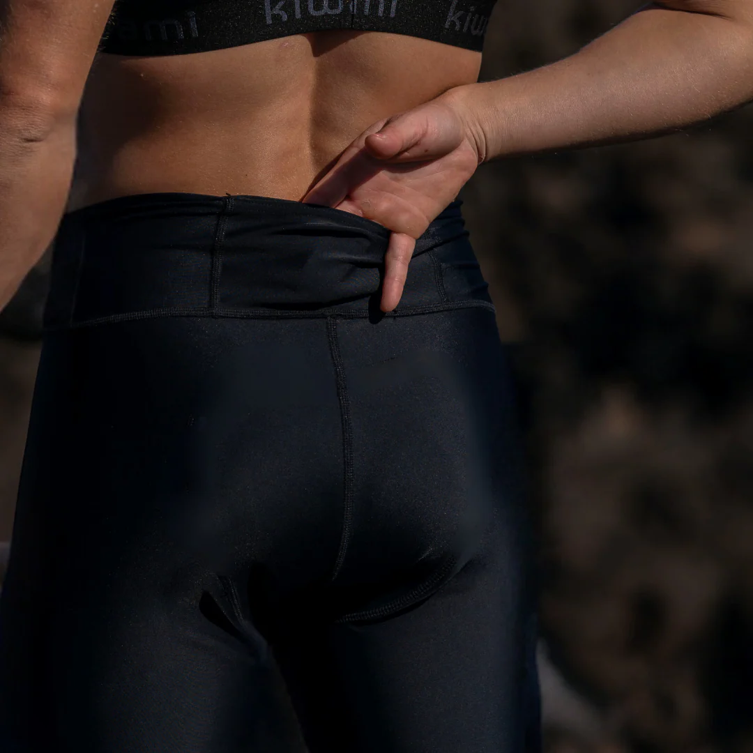 Short de running femme Soulor  Black – Image 2