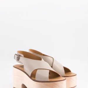 sofia - sandale brides croisées cuir tisane